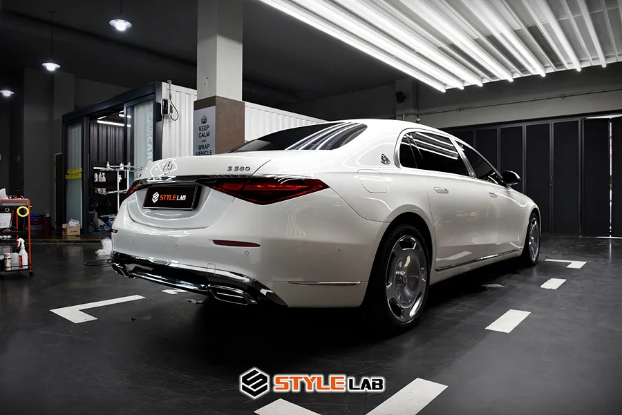 メルセデス・ベンツ Sクラス W223 PPF施工事例|費用目安・仕上がり 施工写真 3-1