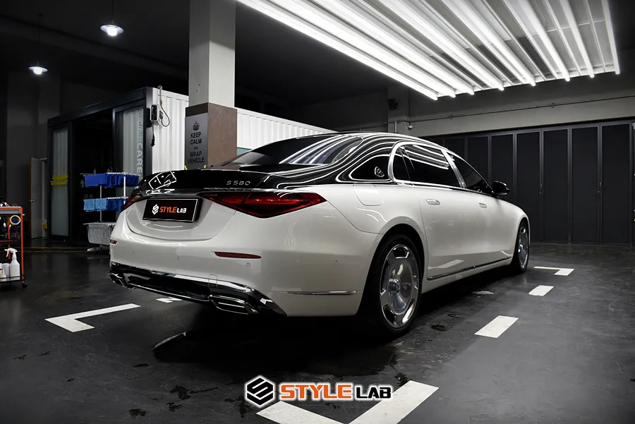 メルセデス・ベンツ Sクラス W223 PPF施工事例|費用目安・仕上がり 施工写真 1-3