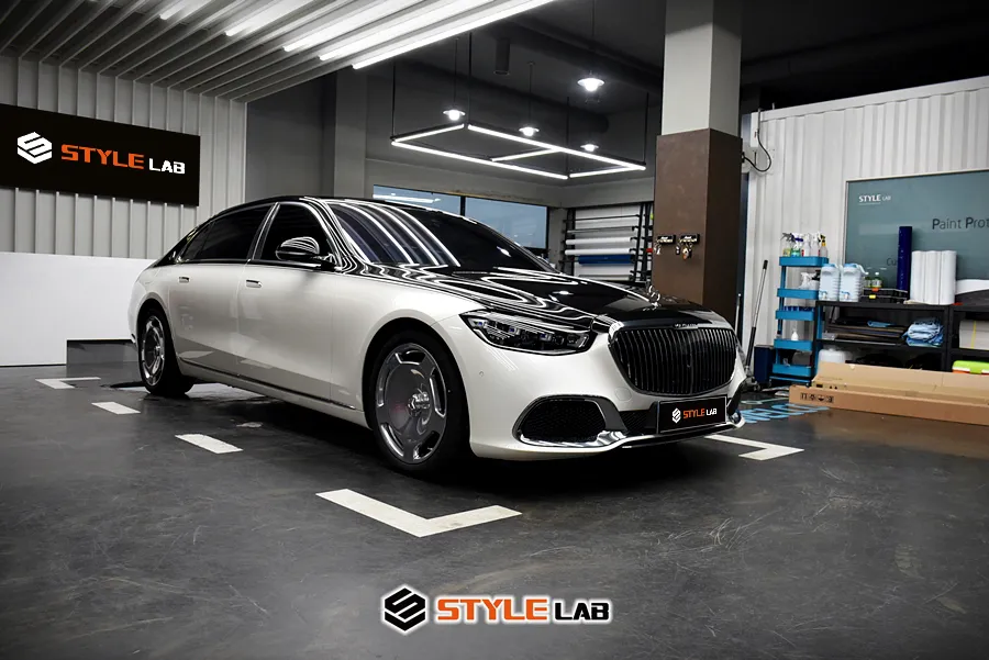 メルセデス・ベンツ Sクラス W223 PPF施工事例|費用目安・仕上がり 施工写真 2-3