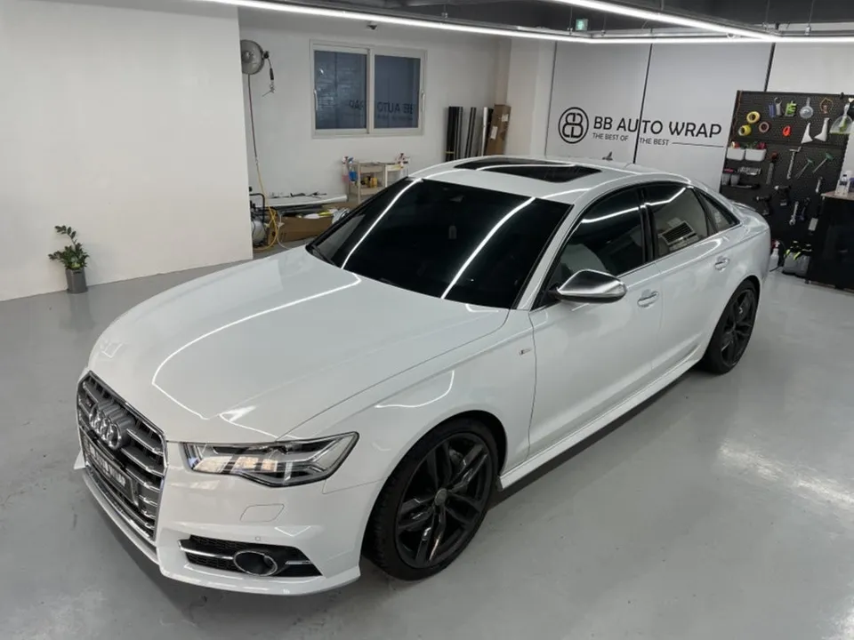 Audi S6 Wrap + PPF Package Review — Satin Dark Gray photo 2