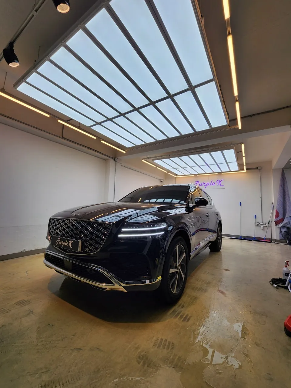 Genesis GV80 ドライブレコーダー取付事例|費用目安・仕上がり 施工写真 2-2