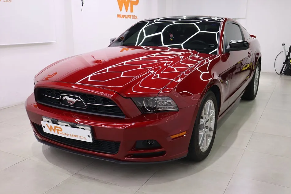 Ford Mustangのカーラッピング事例|費用目安・仕上がり 施工写真 1-2