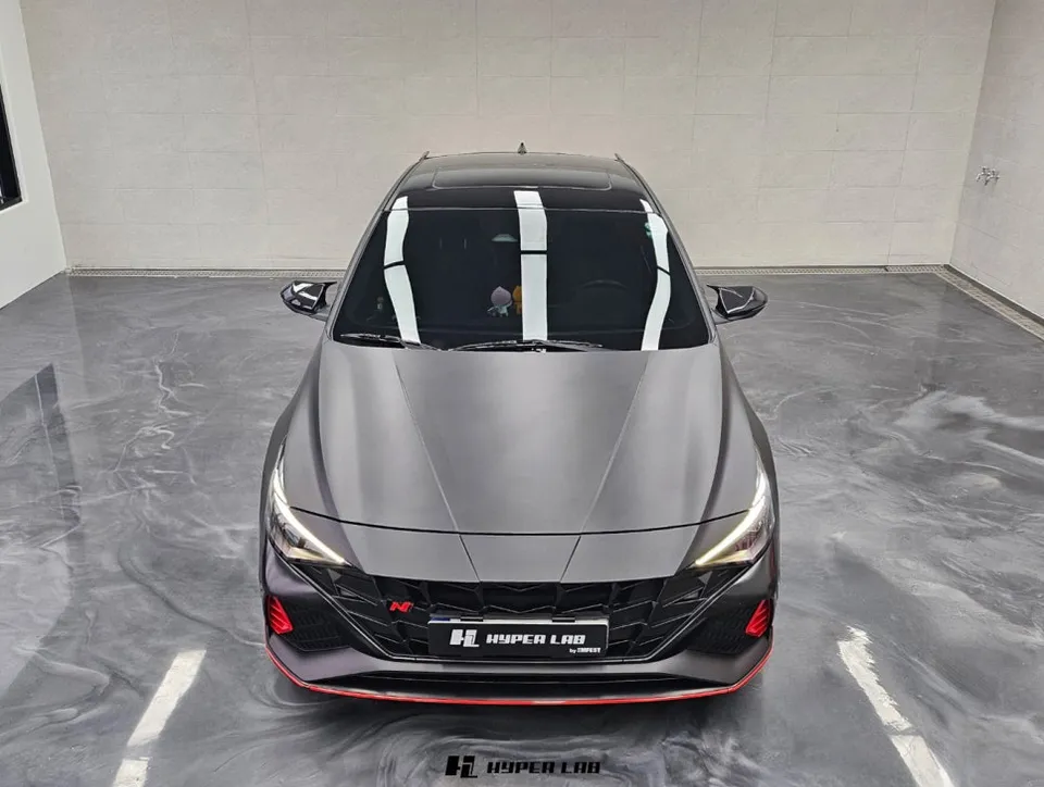 Hyundai ElantraのPPF施工事例｜韓国での実例紹介 写真