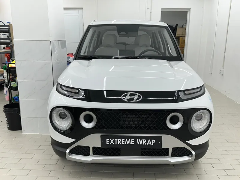 Hyundai Casperのカーラッピング事例｜デザイン再現と費用目安 施工写真 3-3