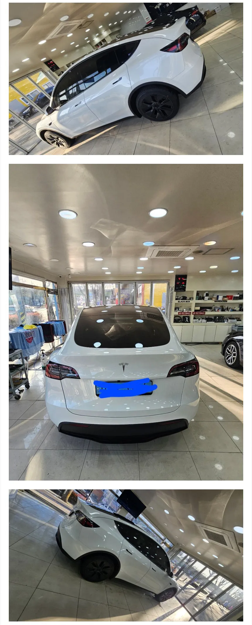 Tesla Model Yのカーフィルム施工事例｜費用目安・仕上がり 施工写真 2-1