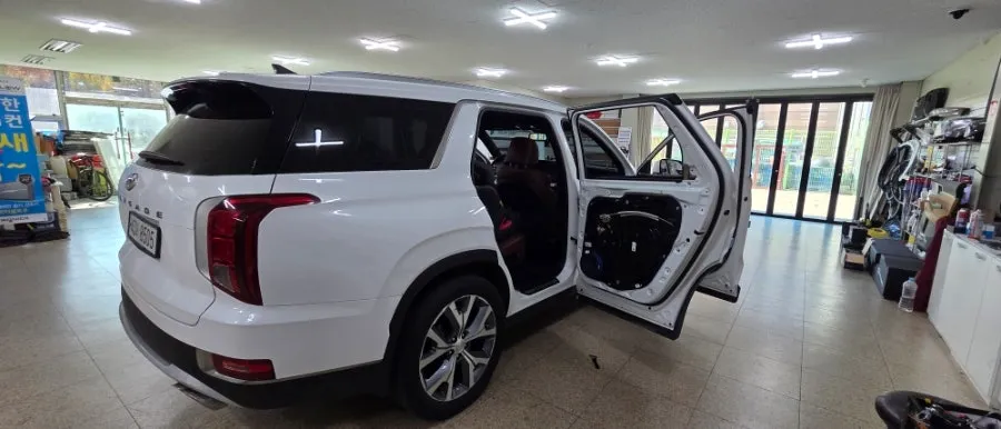 Hyundai Palisade LX2 ambient lighting installation result