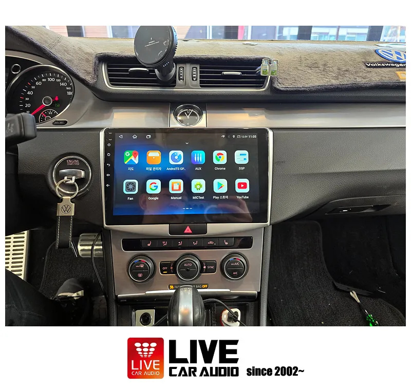 Volkswagen CCのAndroid Auto・CarPlay取付事例 施工写真 2-1