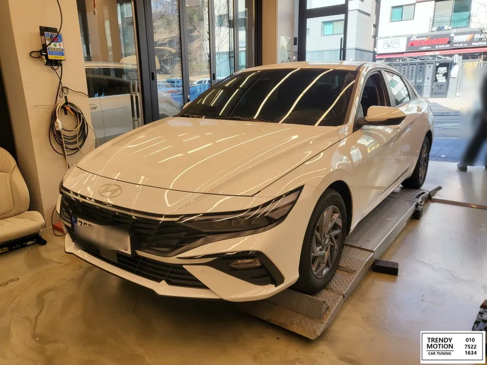 Hyundai Elantra CN7 seat ventilation installation result