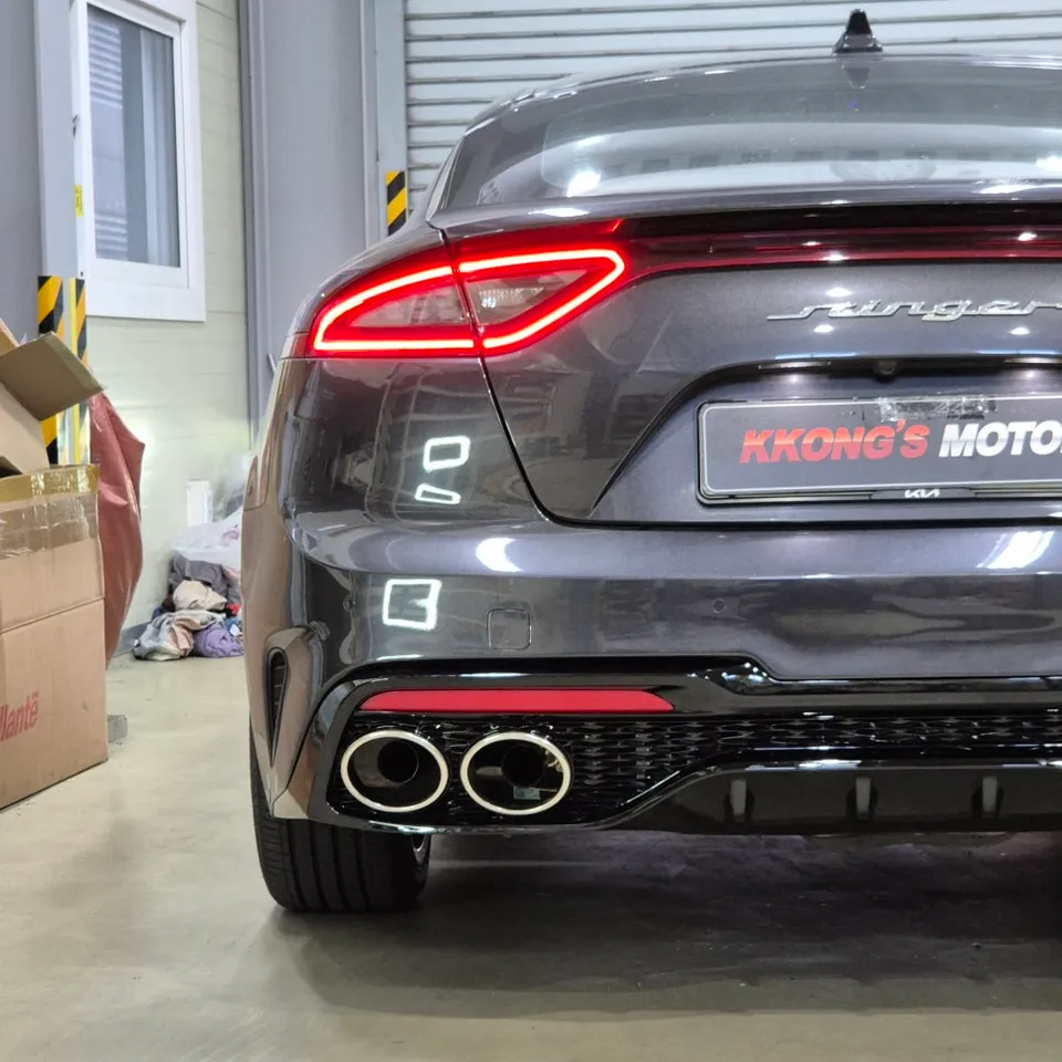 Kia Stinger exhaust upgrade - Kia Stinger 2.0 Exhaust & Diffuser Upgrade Review photo 5