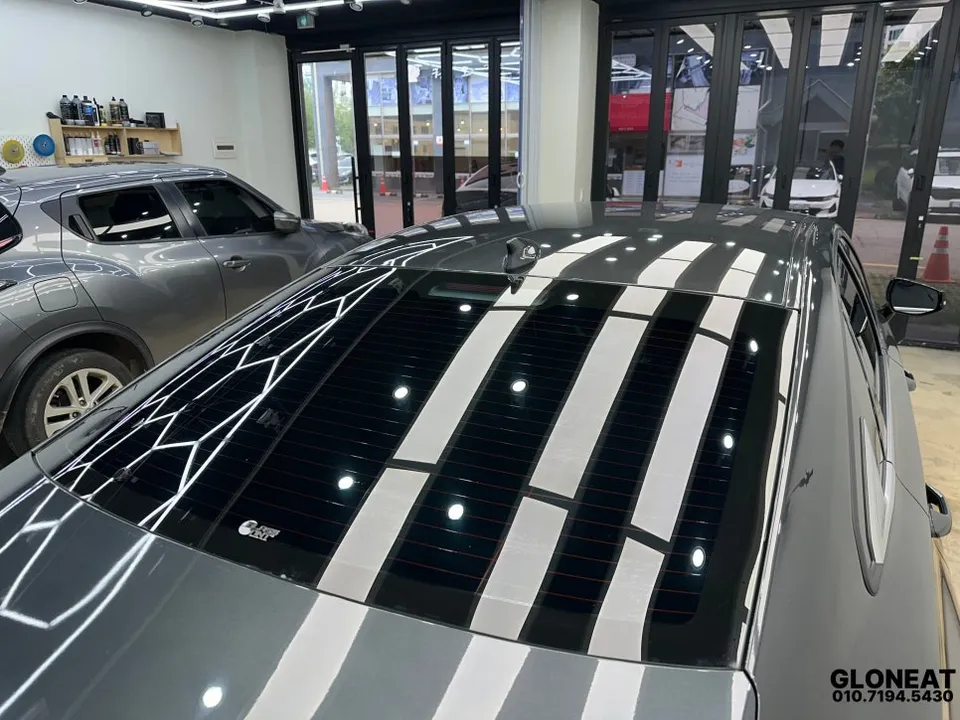Kia K8のカーフィルム施工事例|断熱・遮熱効果 施工写真 3-2