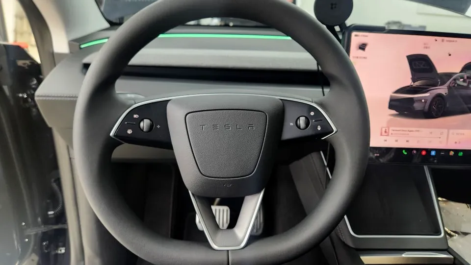 Tesla Model Y steering wheel - Tesla Model Y Steering Wheel Customization Review photo 4