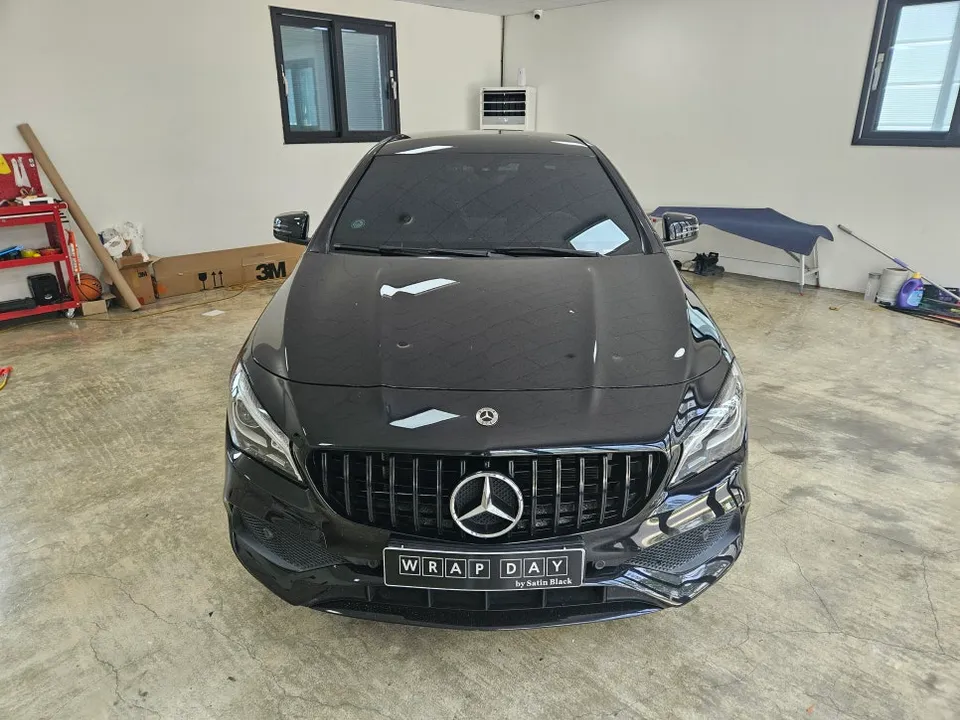 Mercedes-Benz CLA vinyl wrap review