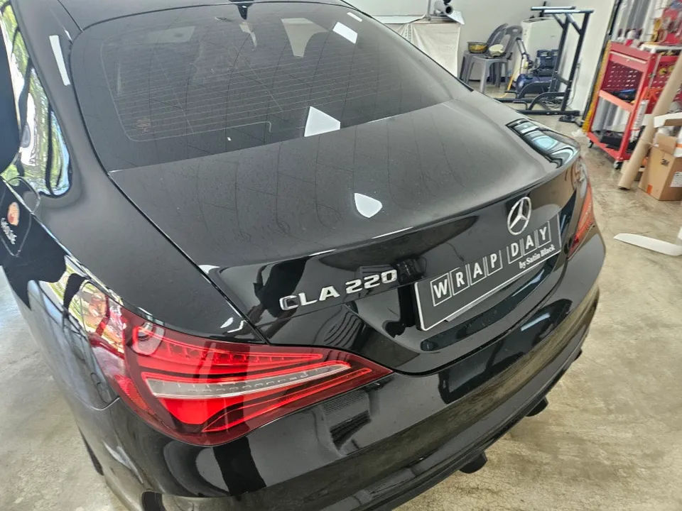 Mercedes-Benz CLAのカーラッピング事例 施工写真 5