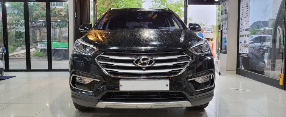 Hyundai Santa Fe DM oem options installation result