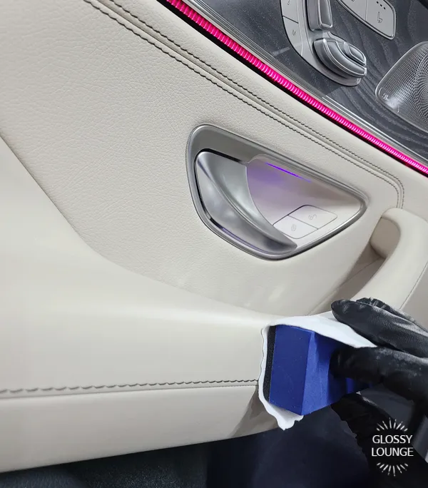 Mercedes-Benz CLS 450 ceramic coating - Mercedes-Benz CLS 450 Ceramic Coating Review - Beige Seat Protect photo 4