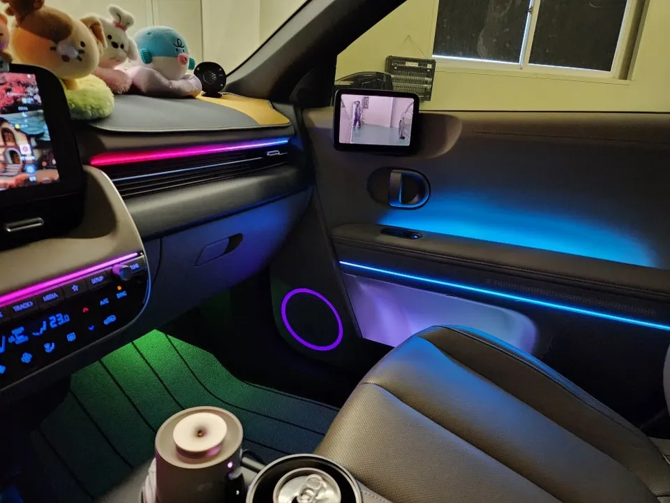 Hyundai IONIQ 5 Ambient Lighting Review — Enhanced Interior Mood