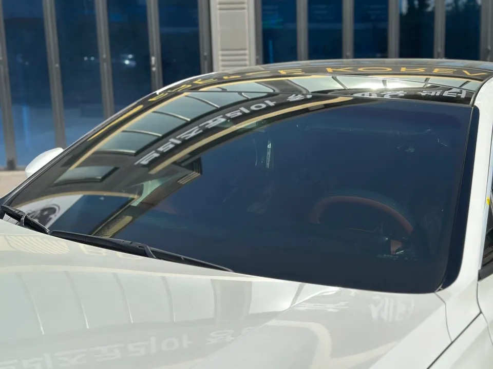 Kia K8 PPF施工事例|フロントガラスと室内を保護 施工写真 1-1