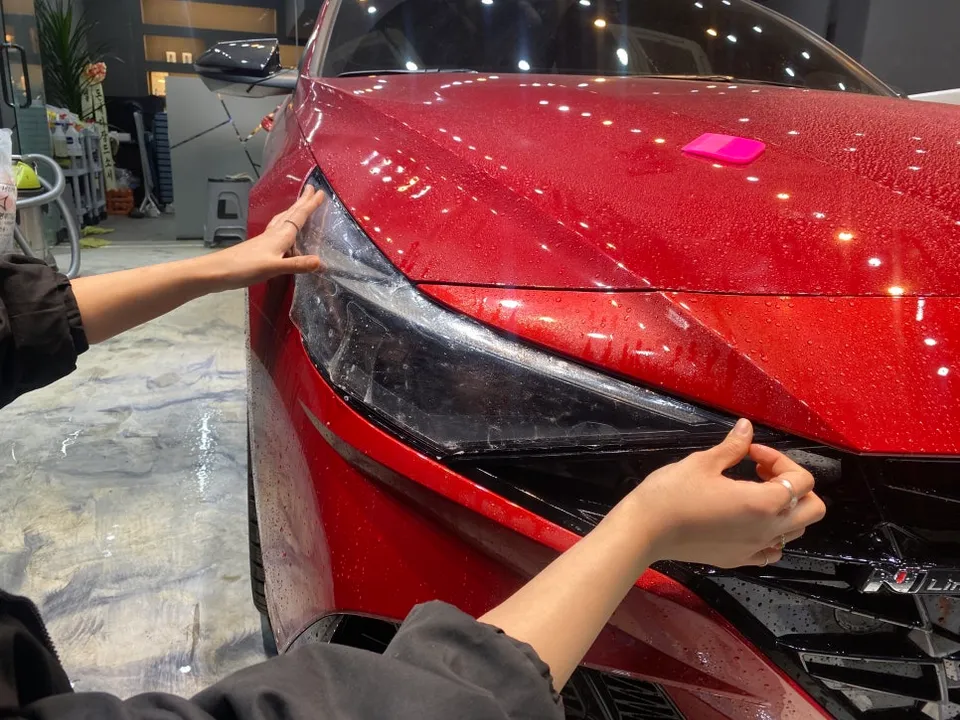 Hyundai Elantra PPF施工事例｜費用目安と仕上がり 施工写真 1-2