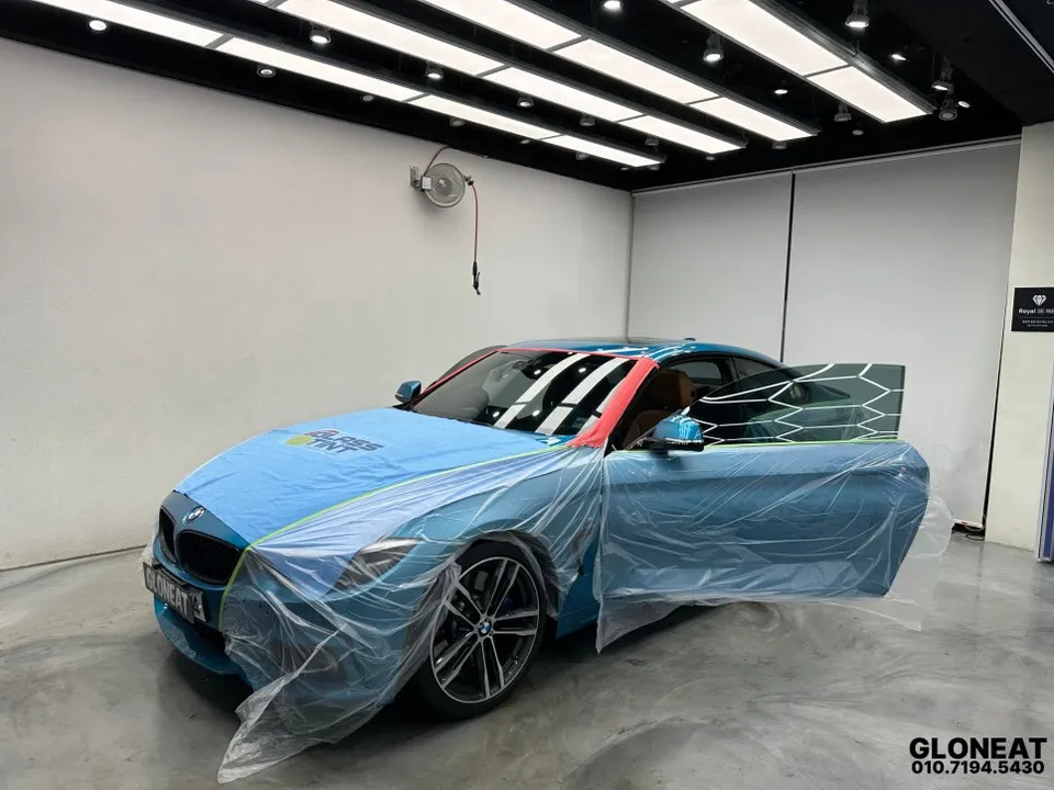 BMW 4 Series F32 カーフィルム施工事例|費用目安と仕上がり 施工写真 2-2