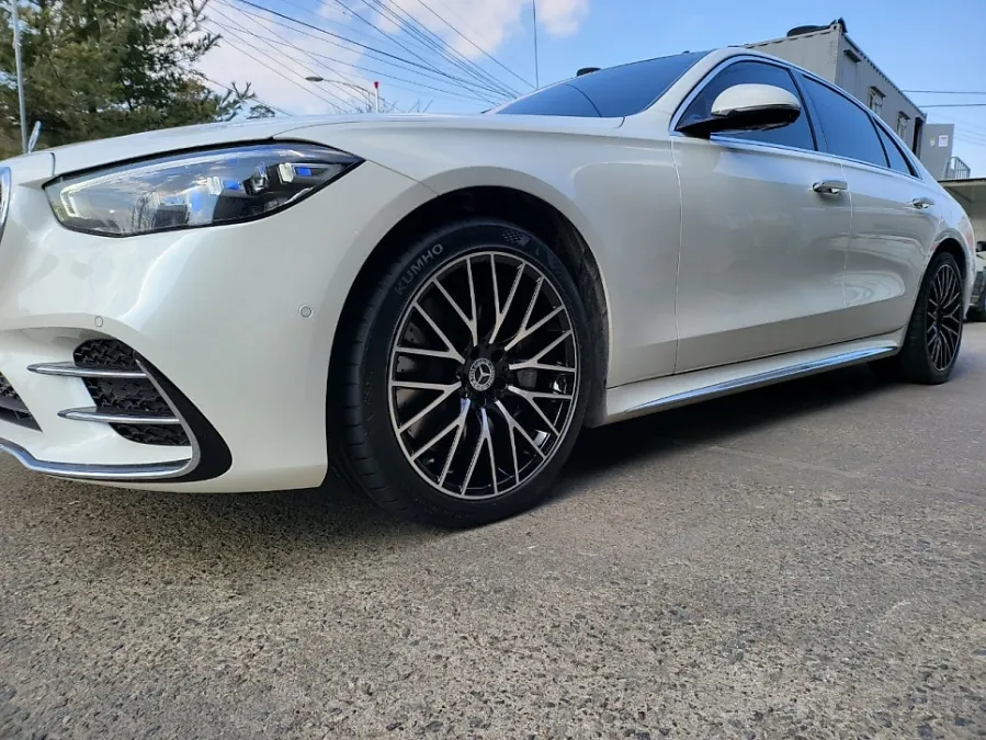Mercedes-Benz S-Class W223のホイールリペア・塗装事例 施工写真 6