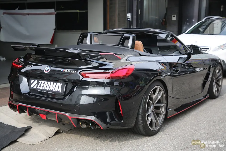 BMW Z4のカーラッピング事例|費用目安・仕上がり 施工写真 3-3