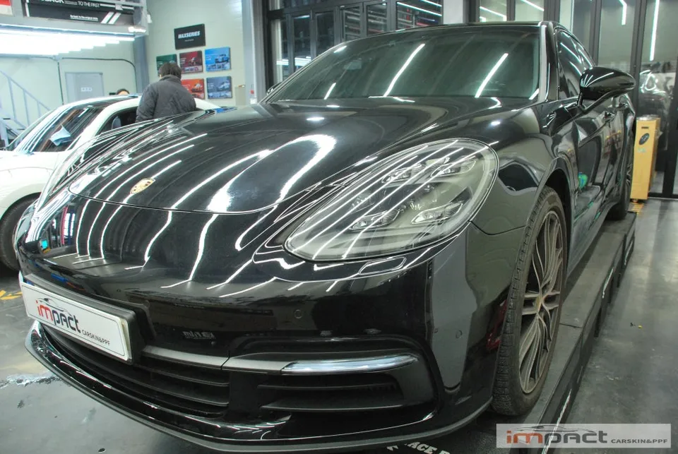 Porsche Panamera PPF再施工事例|費用目安と仕上がり 施工写真 2-1