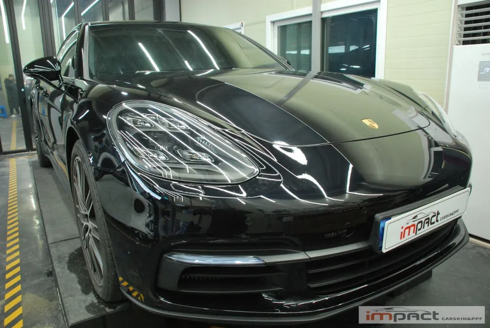 Porsche Panamera PPF再施工事例|費用目安と仕上がり 施工写真 3-1