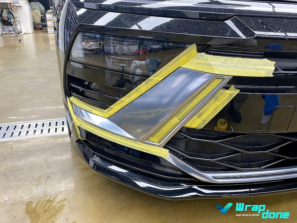 Hyundai Sonata DN8 vinyl wrap - Hyundai Sonata DN8 Chrome Delete Wrap Review photo 5