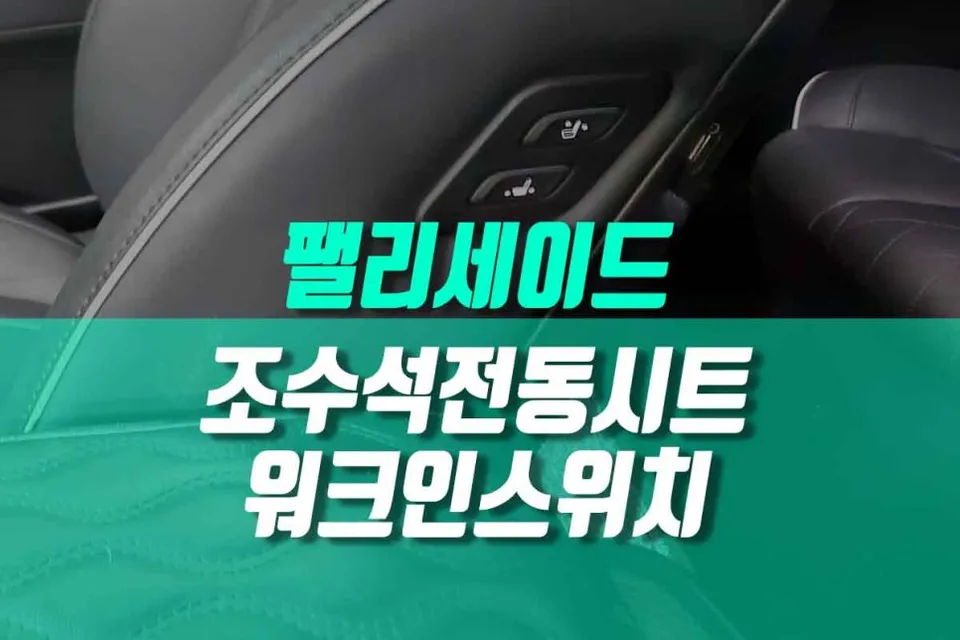 Hyundai Palisade seat ventilation installation result
