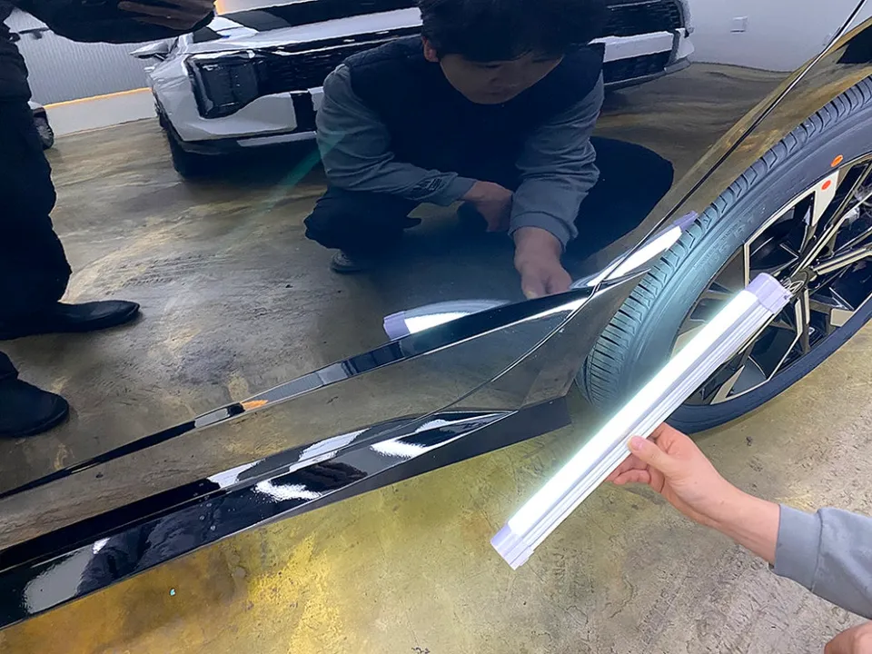 Hyundai Sonataのカーフィルム施工事例|費用目安・仕上がり 施工写真 1-2