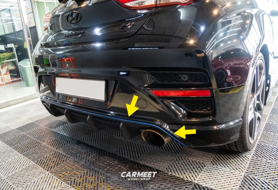 Hyundai Veloster Nのカーラッピング事例｜費用目安・仕上がり 施工写真 3-2