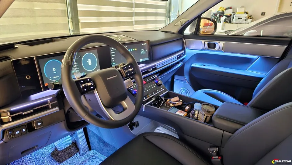 Hyundai Santa Fe MX5 ambient lighting - Hyundai Santa Fe MX5 Ambient Lighting Installation Review photo 4