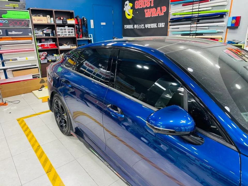 Kia K5 DL3のカーラッピング事例|費用目安・仕上がり 施工写真 2-2