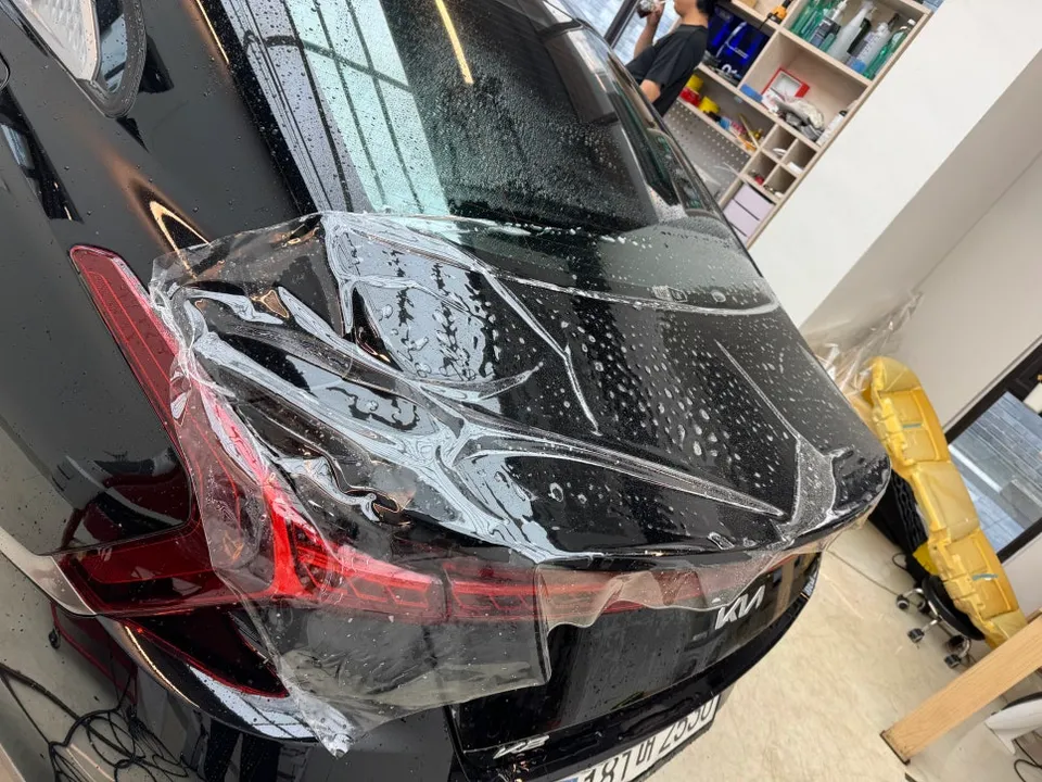 Kia K8のPPF施工事例｜韓国での実例紹介 施工写真 3-2