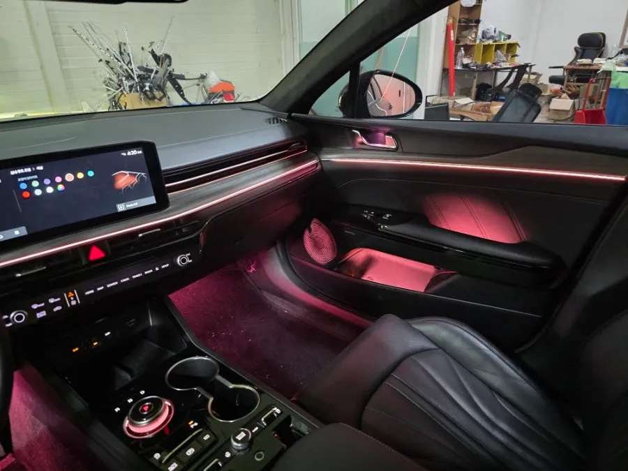 Kia K5 DL3 Ambient Lighting Review — Enhanced Interior Mood