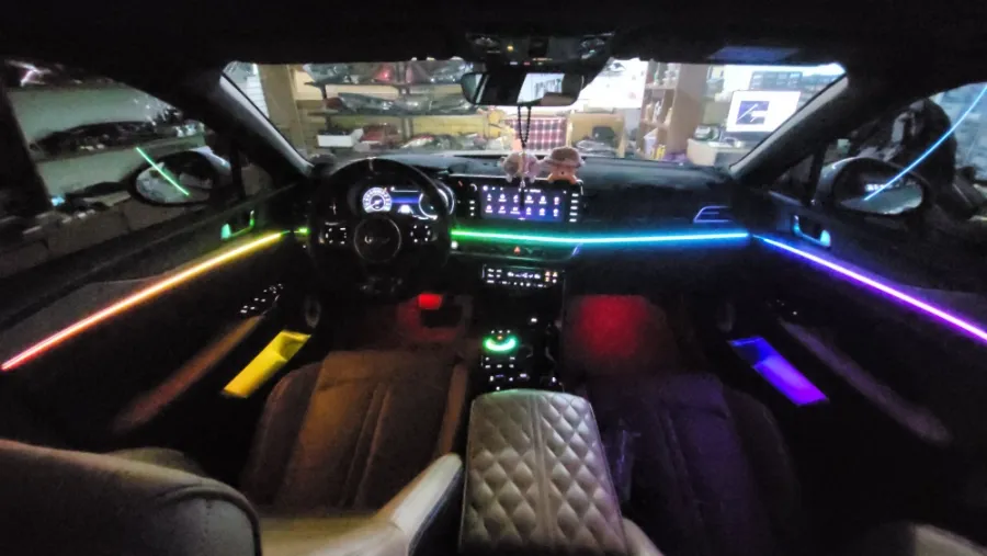 Kia K5 DL3 ambient lighting - Kia K5 DL3 Ambient Lighting Review — Cost & Results photo 4