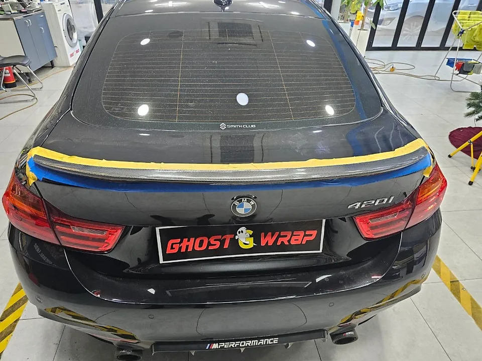 BMW 4 Seriesのガラスコーティング事例 施工写真 1-2