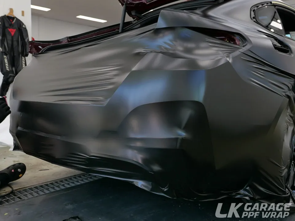 BMW M5 vinyl wrap - BMW M5 Vinyl Wrap Review: Satin Black Color Change Cost & Results photo 3