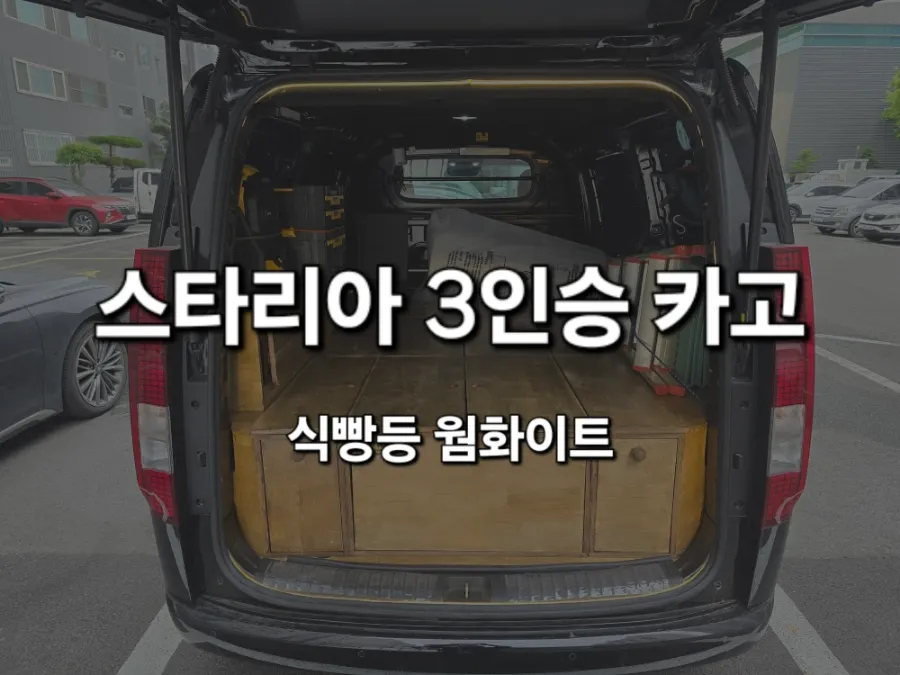 Hyundai Staria ambient lighting installation result