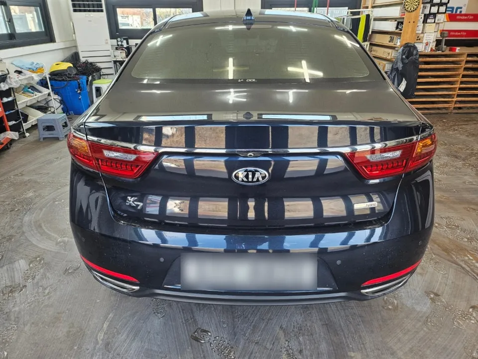 Kia K7 dash cam installation result