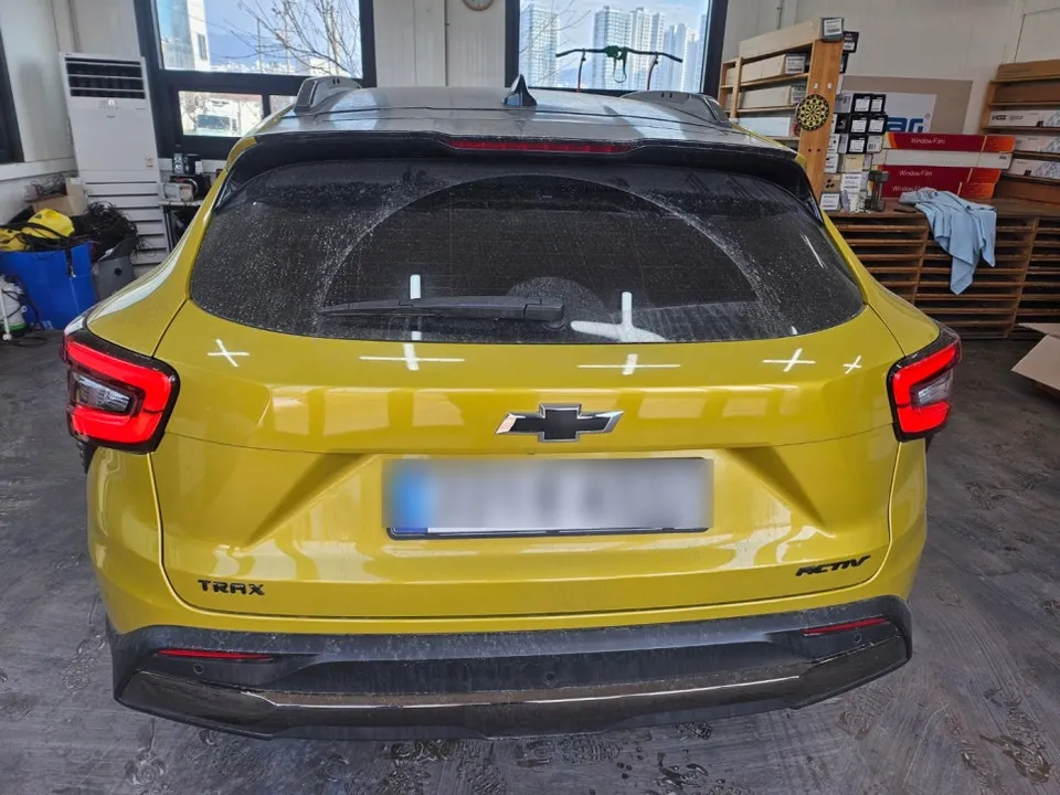 Chevrolet Trax Crossover dash cam installation result