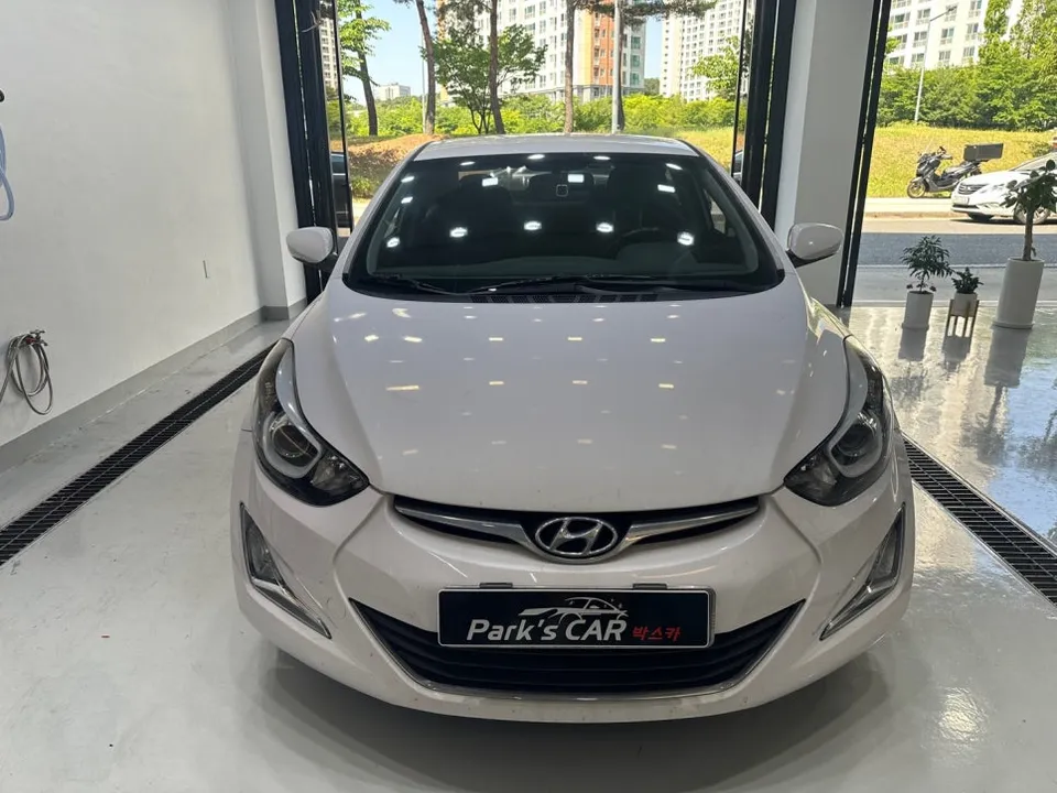 Hyundai Elantra MD dash cam installation result