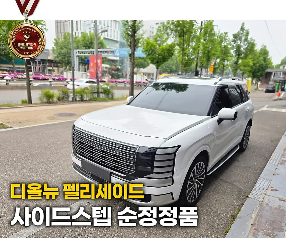 Hyundai Palisade LX3 body kit installation result
