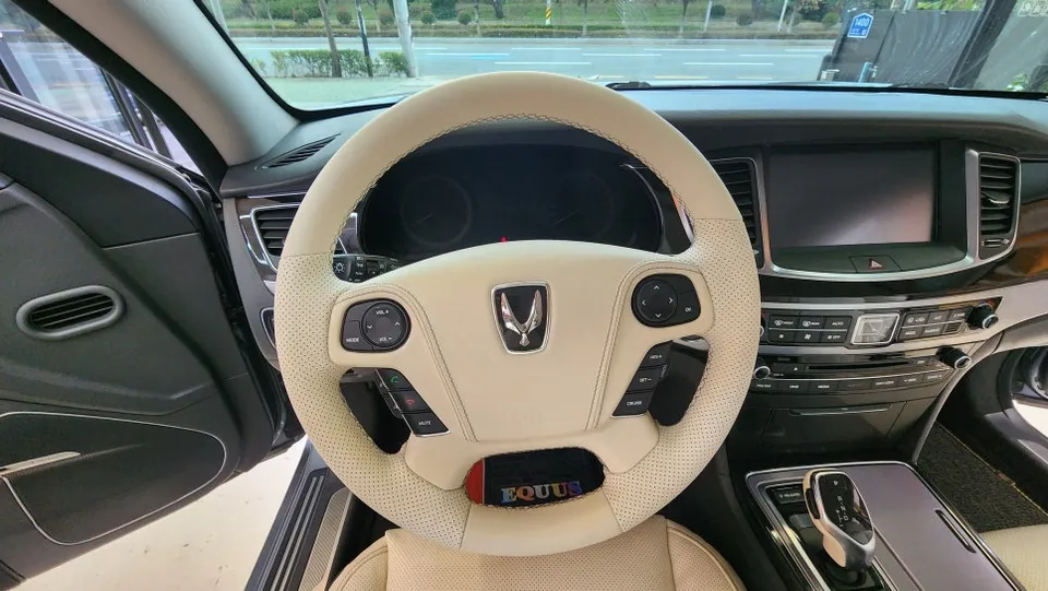 Hyundai Equus interior customization installation result