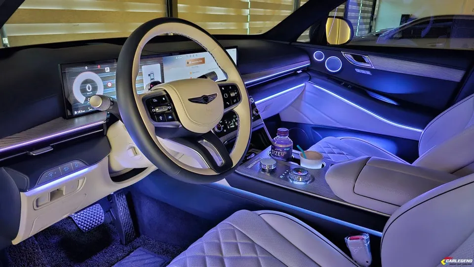 Genesis GV80 ambient lighting - Genesis GV80 Ambient Lighting Upgrade: Custom Mood Lighting photo 3