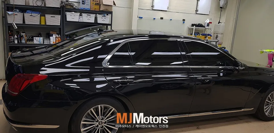 Hyundai Equusのガラスコーティング事例|費用目安・仕上がり 施工写真 3-3