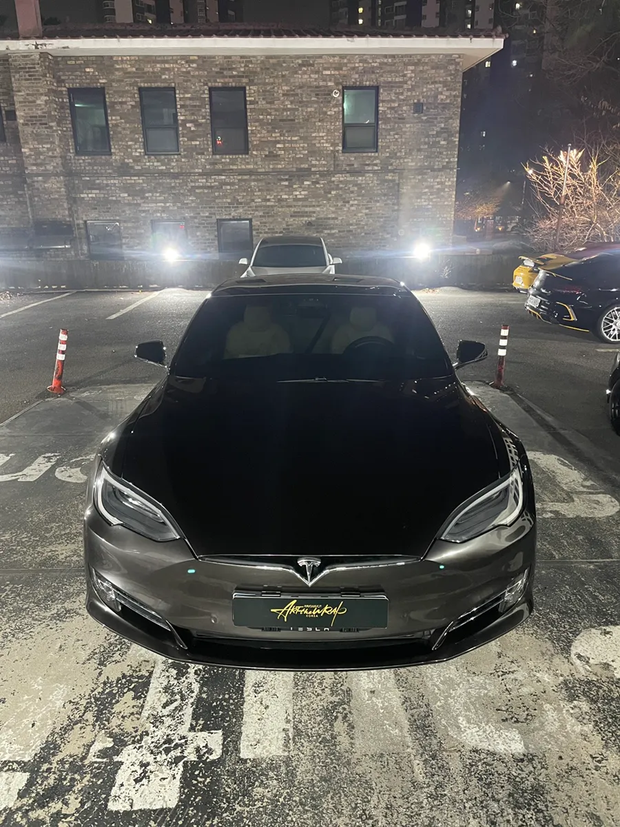 Tesla Model Sのカーラッピング事例|高級感あふれる仕上がり 施工写真 4-1