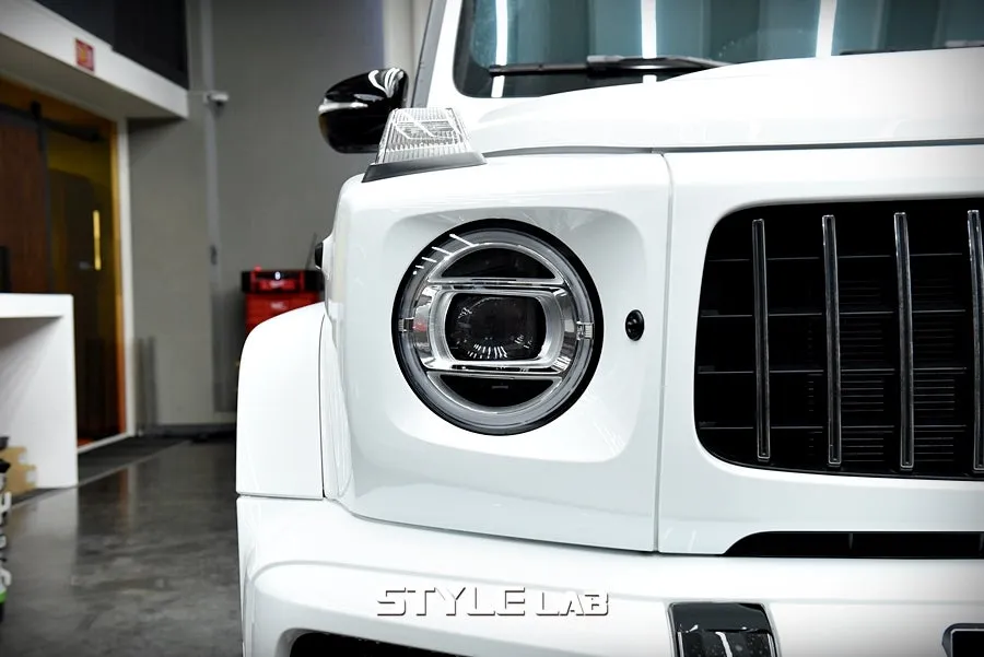 Mercedes-Benz G63 AMG PPF施工事例：費用目安と仕上がり 施工写真 1-1