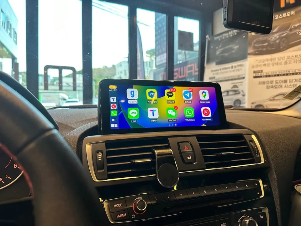 BMW 1 Series F20のAndroid Auto・CarPlay取付事例 施工写真 6