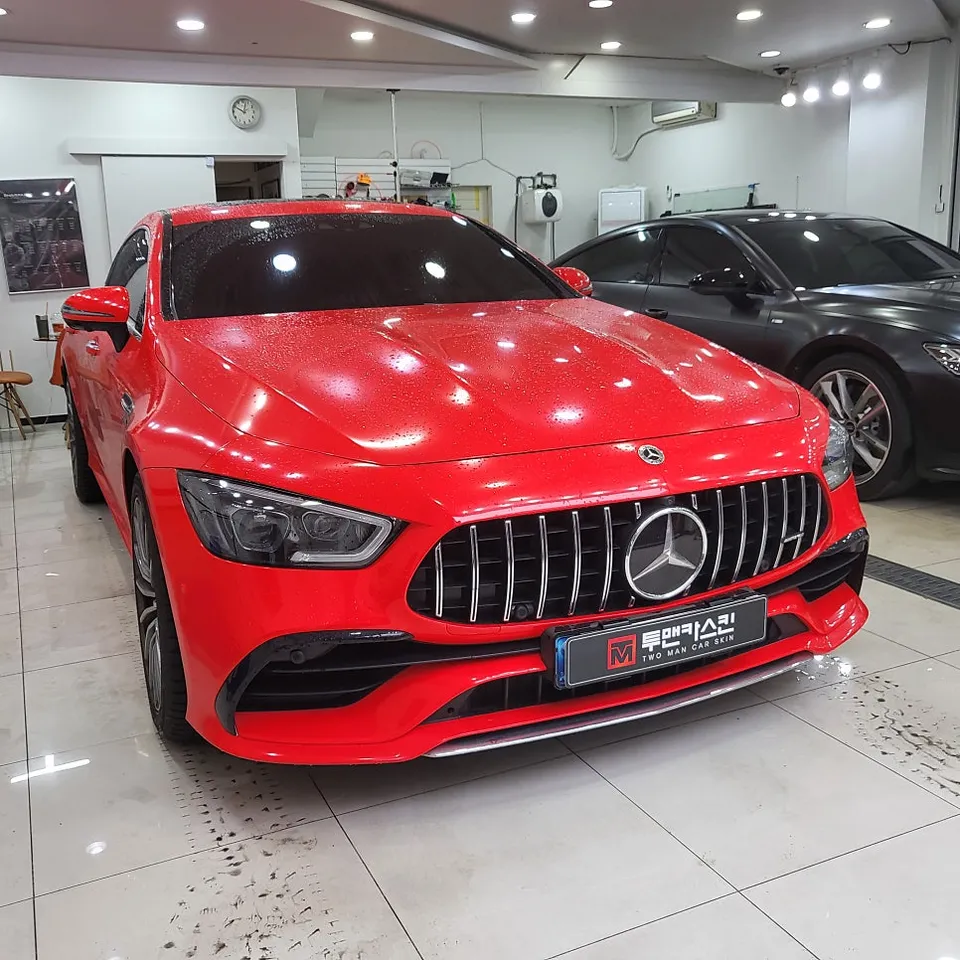 AMG GT 43 2年経過カーラッピング除去事例|費用目安・仕上がり 施工写真 1-1